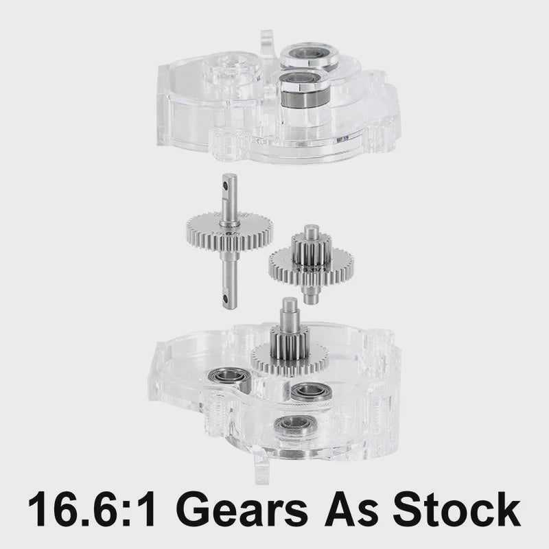 TRX-4M Complete Transmission with Acrylic Housing