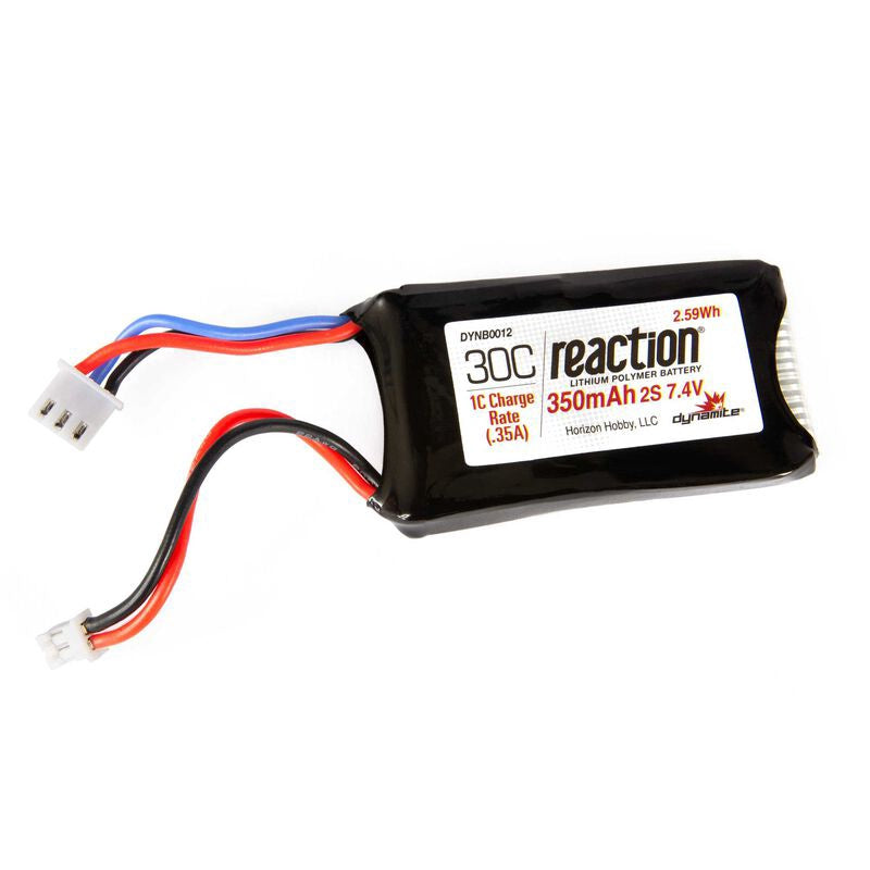 7.4v 350mAh 2S LiPo Battery