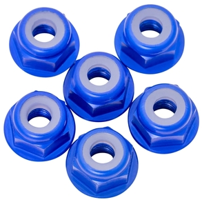 7075 Aluminum Flanged Locknuts M3