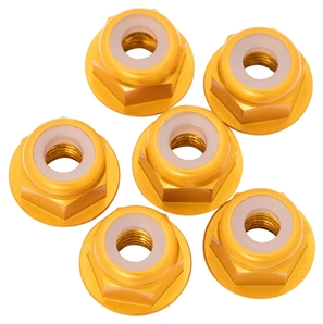 7075 Aluminum Flanged Locknuts M3
