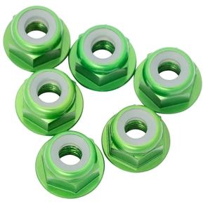 7075 Aluminum Flanged Locknuts M3