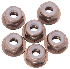 7075 Aluminum Flanged Locknuts M3