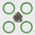 1/10 Crawler CNC Aluminum Wheel Outer Beadlock Rings for 1.9" Wheel Rims