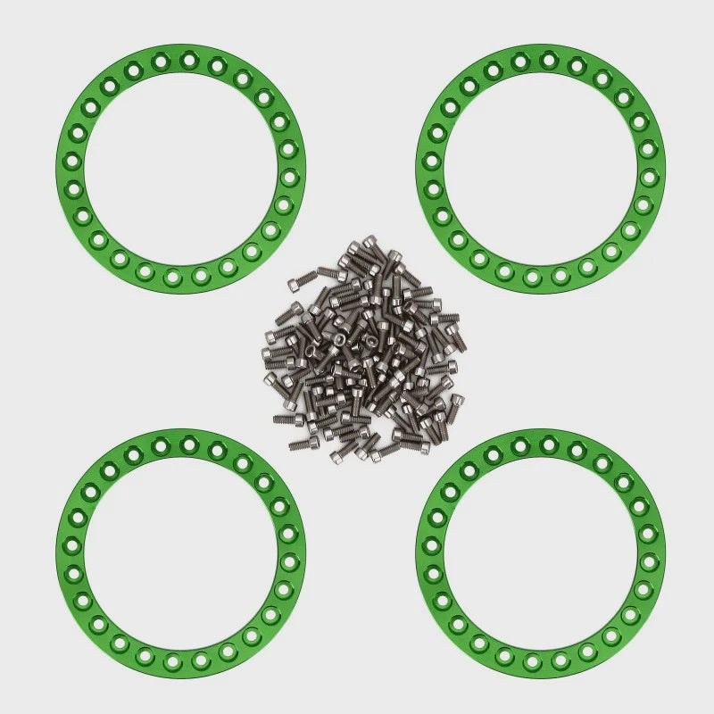 1/10 Crawler CNC Aluminum Wheel Outer Beadlock Rings for 1.9" Wheel Rims
