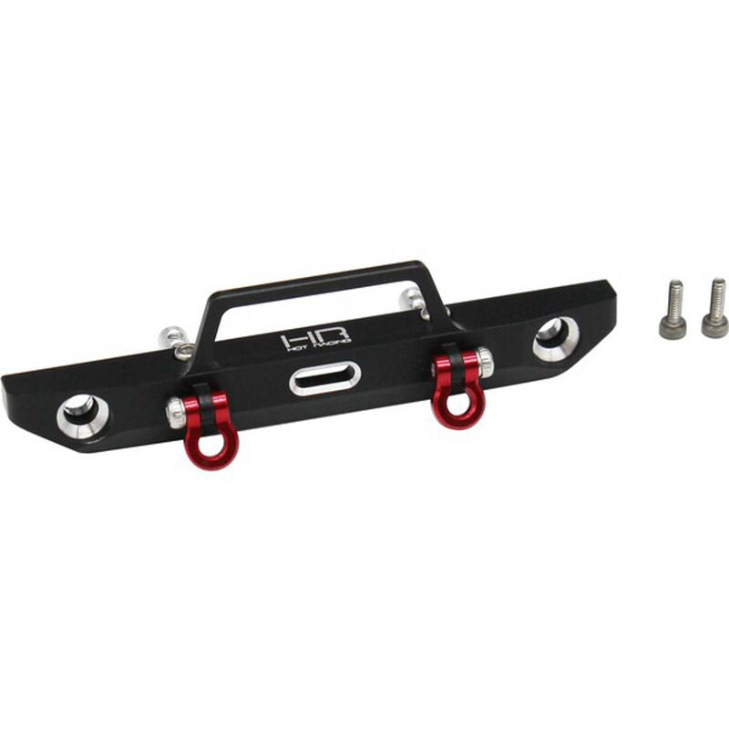 SCX24 Aluminum Front Bumper Fairlead Light Buckets