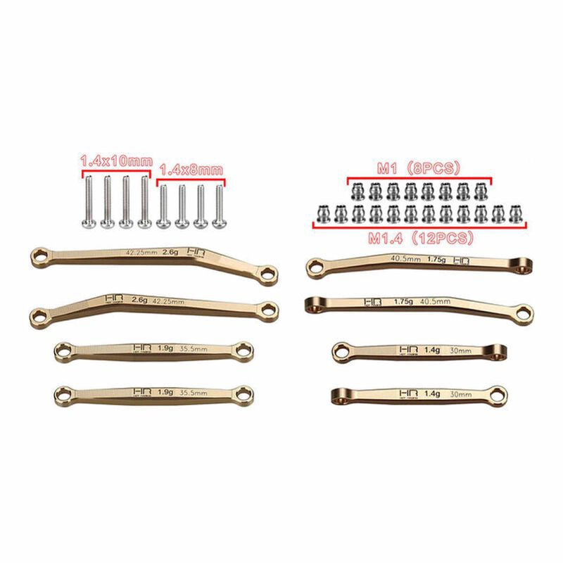 SCX30 Brass No-Flex Link Set