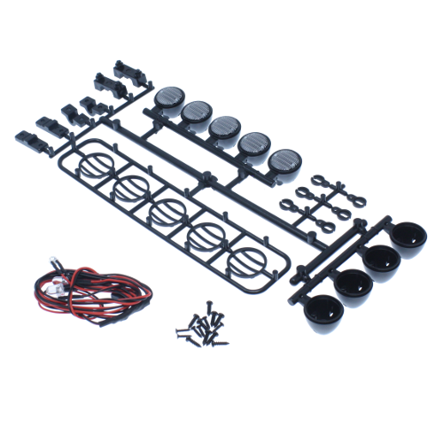 Hexfly LED Crawler Light Bar Set (White LED)(Black)(1pc)