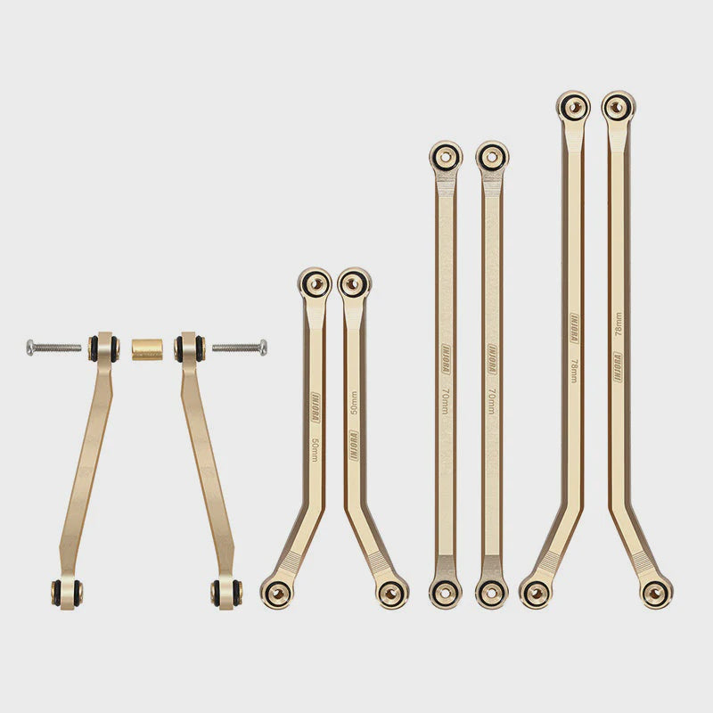 SCX24 Gladiator Power Wagon 8PCS 43g Heavy Brass High Clearance Chassis 4 Links Set