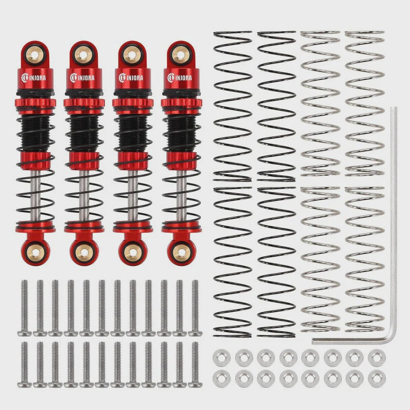 SCX24 39mm Aluminum Threaded Oil Shocks