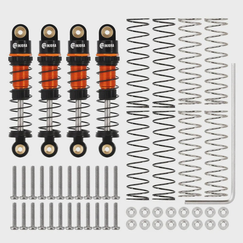 SCX24 39mm Aluminum Threaded Oil Shocks