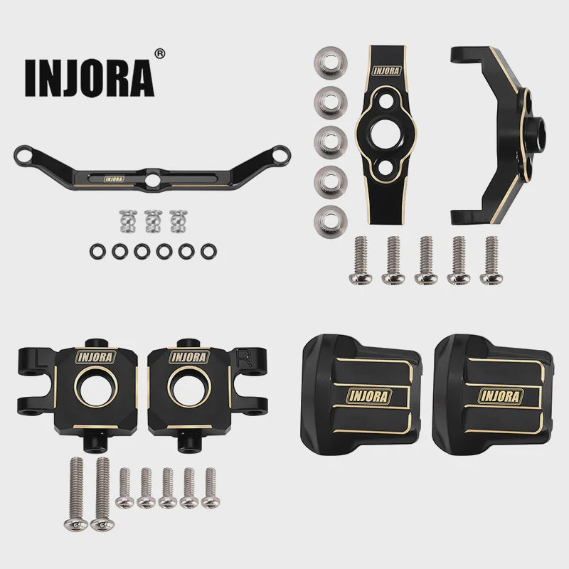 TRX-4M Black Brass Upgrade Parts