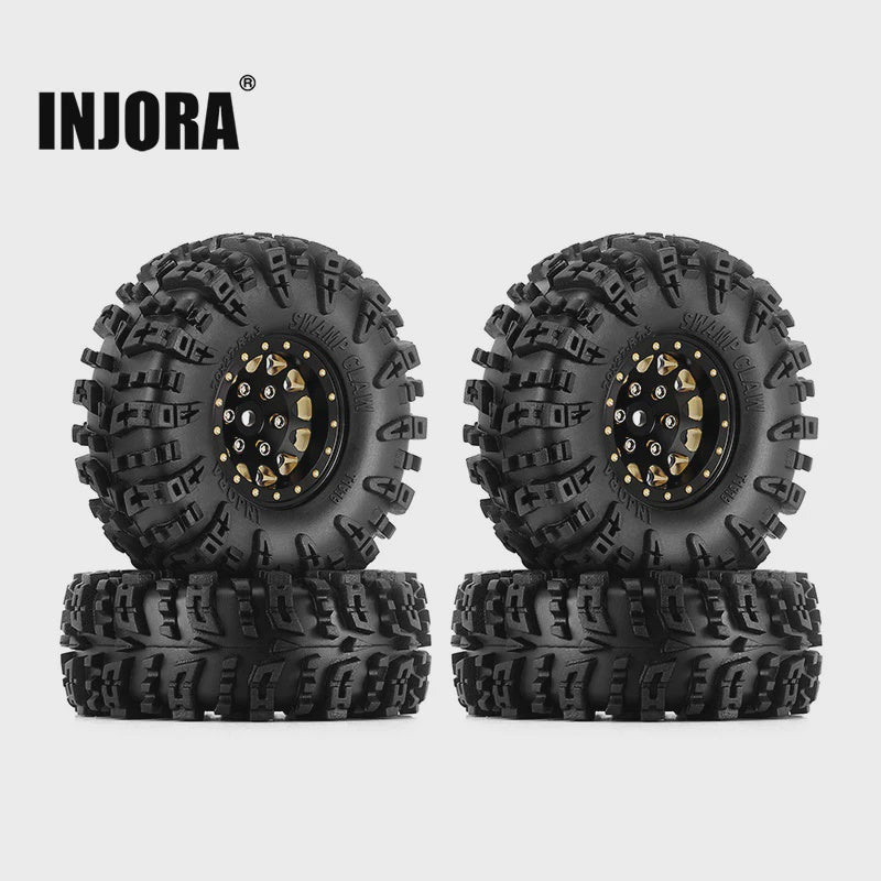 1/18 or 1/24 RC Crawler 1.3" 70*27mm Wheels with Swamp Claw Tires
