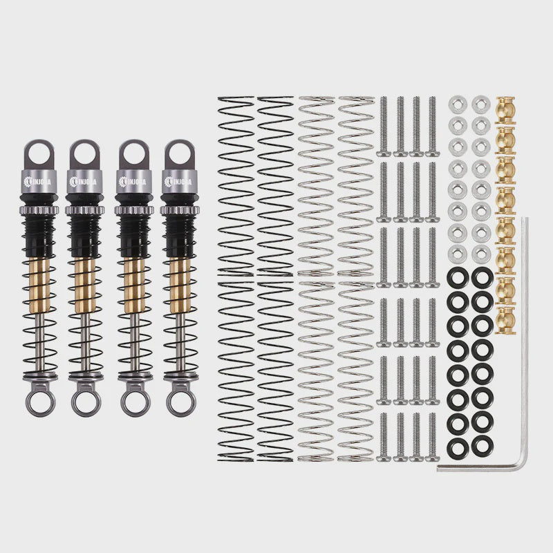 Axial SCX24 43mm Aluminum Threaded Double Barrel Shocks Dampers