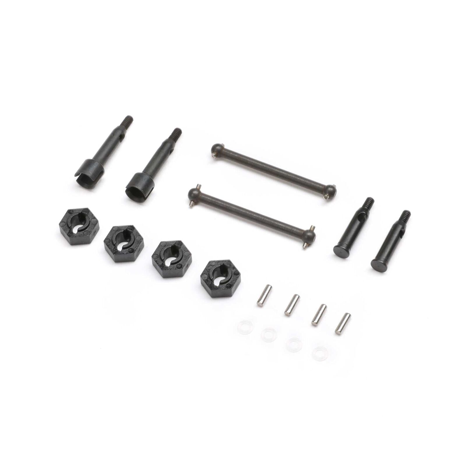 Micro-B Drive Shafts, Axles, Wheel Hexes