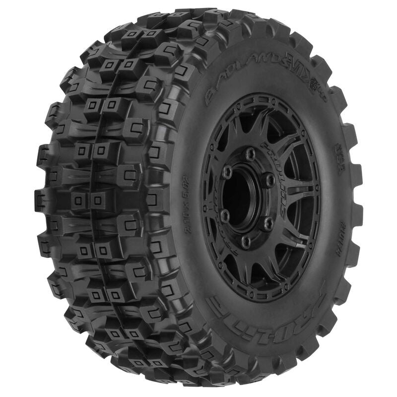 1/10 Badlands MX28 BELTED F/R 2.8" MT Tires MTD 12mm/14mm Raid