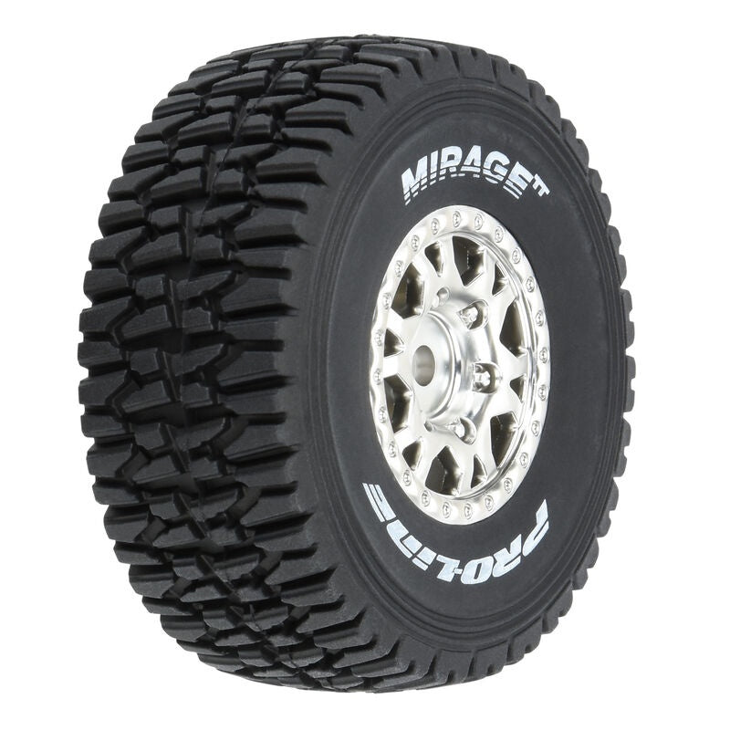 1/16 Mirage TT F/R Tires MTD 12mm Silver Impulse (4)