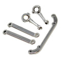 V2 Steering Arms L/R and V2 Toe Links (Chrome)