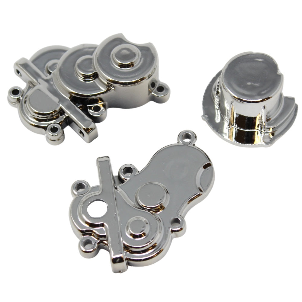 SixtyFour Transmission Case with Gear Cover (Chrome)
