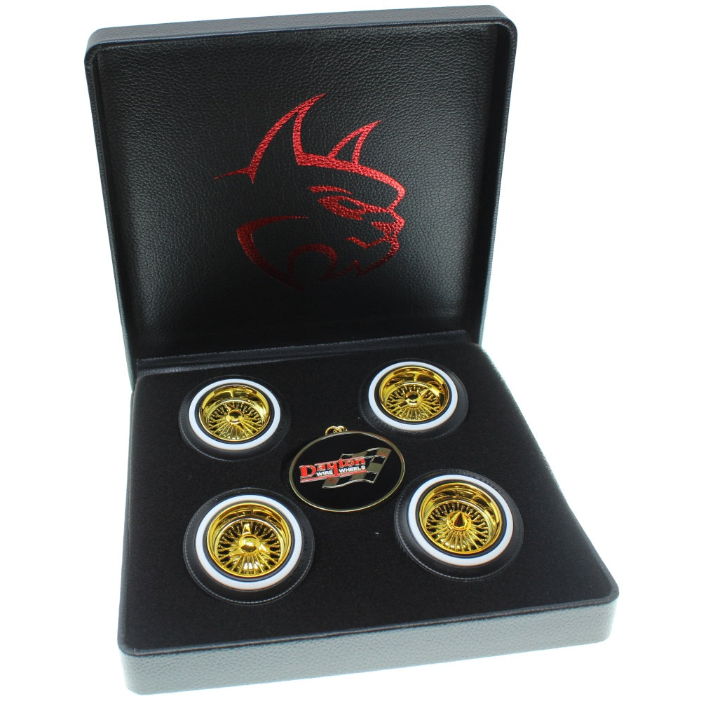 Dayton Wire Wheel Set (Gold)(4pcs)