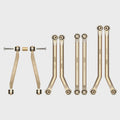 SCX24 8PCS 37g Heavy Brass High Clearance Chassis 4 Links Set