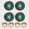 1/24 RC Crawler 1.0" 12-Spokes Beadlock Aluminum Wheel Rims