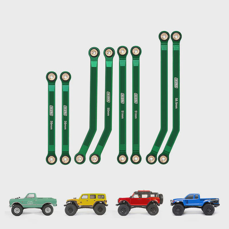 SCX24 8PCS Aluminum High Clearance 4 Links