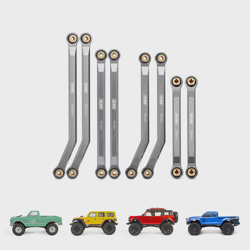 SCX24 8PCS Aluminum High Clearance 4 Links