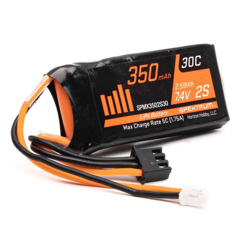 SCX24 PH 2.0 7.4V 350mAh 2S LiPo Battery
