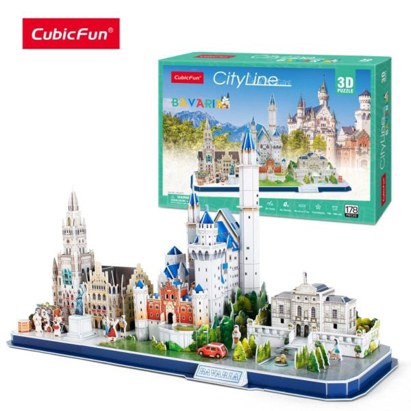 Bavaria Cityline 3D Puzzle
