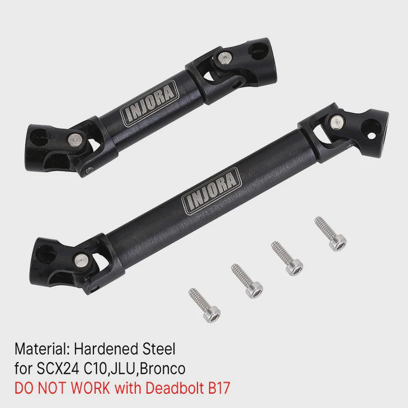 SCX24 Steel Front Rear Center Drive Shafts