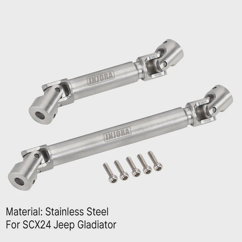 SCX24 Gladiator Power Wagon Steel Front Rear Center Drive Shafts