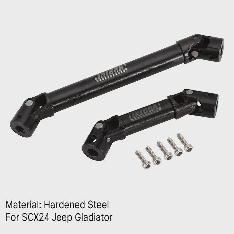 SCX24 Gladiator Power Wagon Steel Front Rear Center Drive Shafts