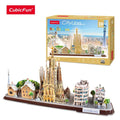 Barcelona Cityline 3D Puzzle