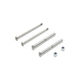 Losi 22 Polished Front Hinge Pin and King Pin Set