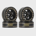 1/18 or 1/24 RC Crawler 1.0 Plus 6-Spoke Brass Beadlock Wheels 43g/pcs offset -3.75mm