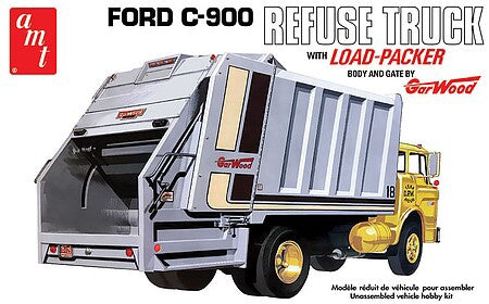 Ford C900 Gar Wood Load Packer Garbage Truck