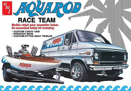 Aqua Rod Race Team 1975 Van, Boat & Trailer