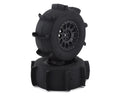 Team Associated Sand Paddle Pre-Mounted Rear Tires w/Method Wheels (Black) w/12mm Hex