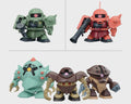 BB Senshi SD Principality Of Zeon "Mobile Suit Gundam" Model Kit Set (5)
