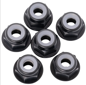 7075 Aluminum Flanged Locknuts M3
