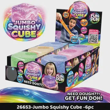 Fun Doh Jumbo Squishy Cube