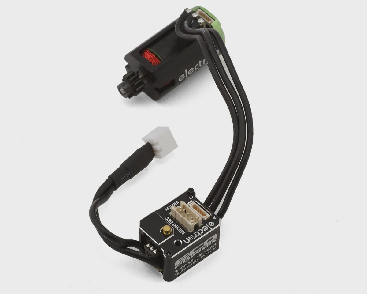 Micro B/T "Electron" Micro 24 Brushless Upgrade Combo (Sensored ESC & Motor)