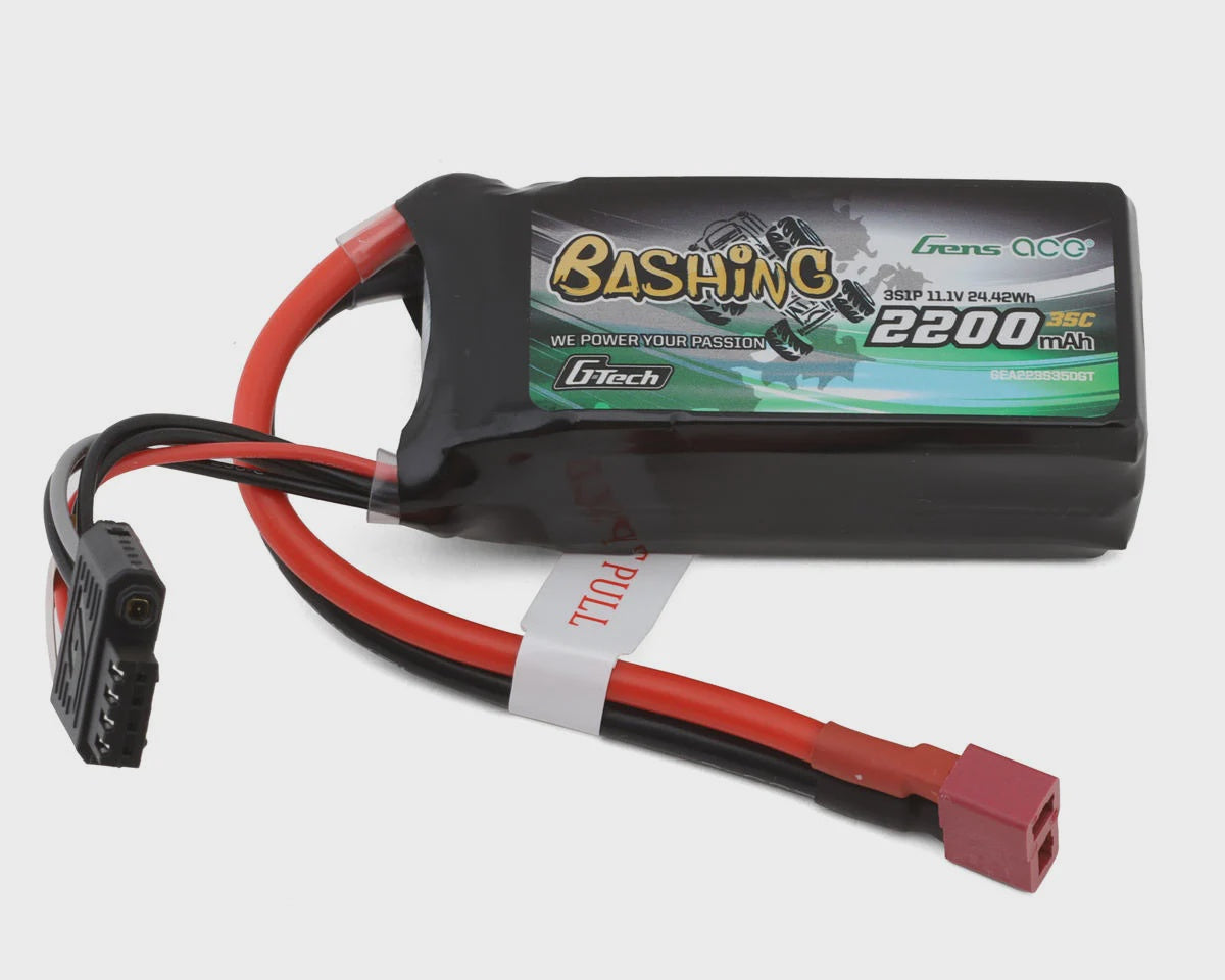 G-Tech Smart 3S LiPo Battery 35C (11.1V/2200mAh) w/T-Style Connector