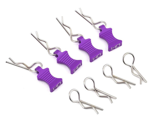 1/10 Aluminum EZ Pulls (4pcs), Body Clips (8pcs)