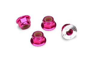Nuts 4mm Flanged Lock