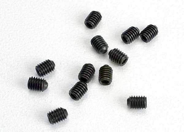 3mm Hardened-Steel Grub Screws (12)