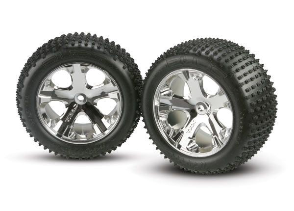 Rustler All Star Alias 2.8" Rear Wheels and Tires