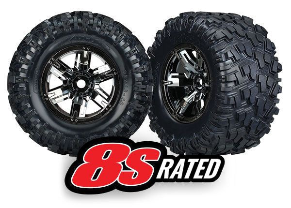 X-MAXX Black Chrome AT Tires