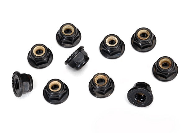 Nuts 4mm Flanged Lock