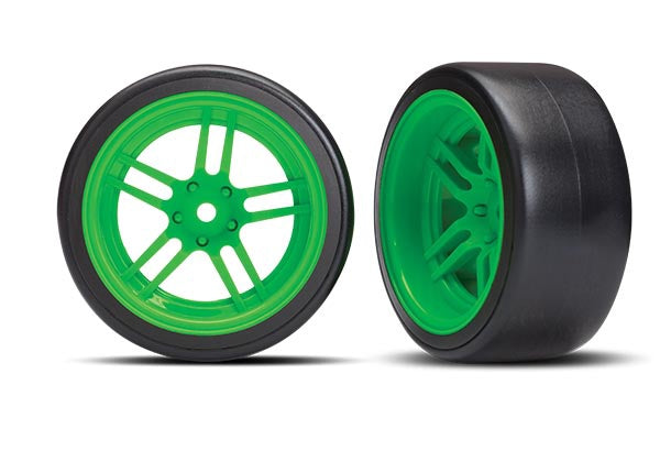 1.9" Split-Spoke Front Wheels & Drift Tires (2)